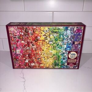 2000 Piece Rainbow Jigsaw Puzzle - Cobble Hill